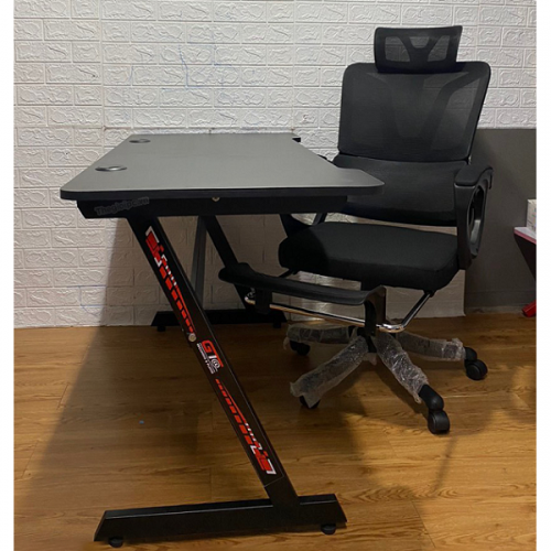 Bàn Gaming chữ Z003 (Màu Đen) + Đóng Thùng + Sắt to Chắc Chắn