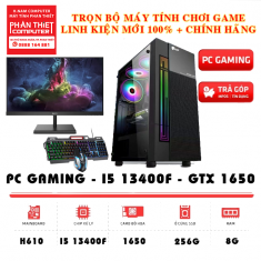 Trọn bộ PC H610 CPU i5 13400F VGA 1650 LCD 27 inch 144Hz