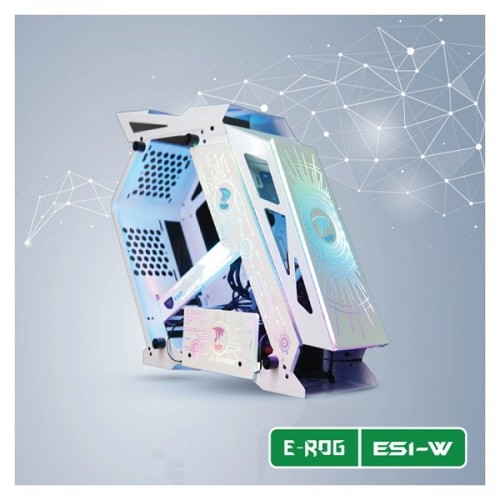 Vỏ Case VSP Esport E-Rog ES1 White - Không kèm FAN